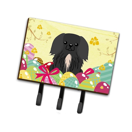 Carolines Treasures Easter Eggs Pekingnese Black Leash or Key Holder BB6107TH68